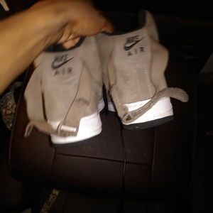 charcoal colored  used nikes